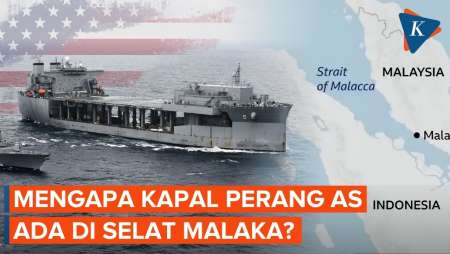 Kapal Perang AS Muncul di Selat Malaka, "Berburu" Tanker Iran?