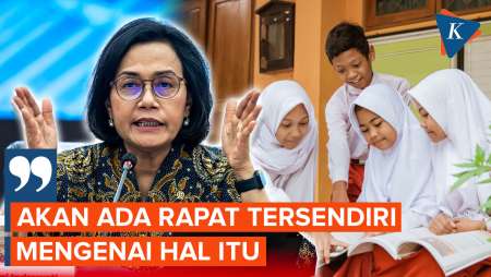 Tanggapan Sri Mulyani soal Putusan MK terkait SD SMP Gratis