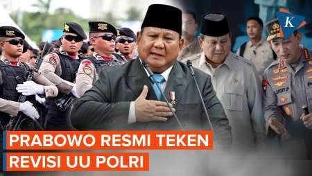 Prabowo Teken Revisi UU Polri: Usia Pensiun Kapolri Makin Panjang, Polisi Bisa Dapat Jabatan Sipil