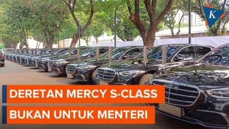 Bukan untuk Menteri, Deretan Mercy S-Class Digunakan Saat Pelantikan Presiden