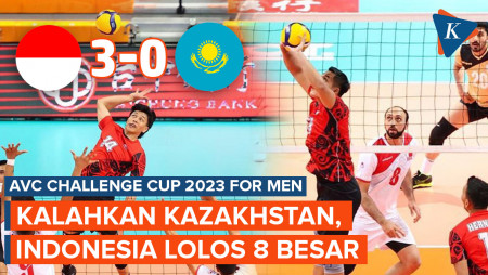 Hasil Indonesia Vs Kazakhstan 3-0: Rivan Ganas, Indonesia Menang Telak