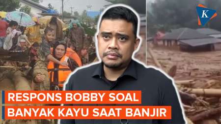 Respons Bobby Soal Banyaknya Gelondongan Kayu Terbawa Banjir Di Sumatera Utara