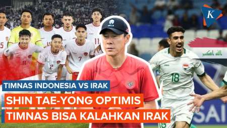 Shin Tae-yong Optimis Timnas Indonesia Bisa Kalahkan Irak