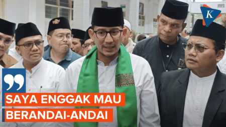 Sandi Tak Ambil Pusing jika Batal Jadi Cawapres Ganjar