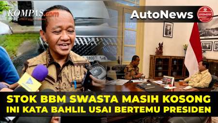 Stok BBM Swasta Masih Kosong, Begini Kata Bahlil Usai Menghadap Presiden