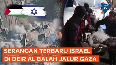 Israel Kembali Bombardir Gaza, Korban Berjatuhan Dibawa ke Rumah Sakit