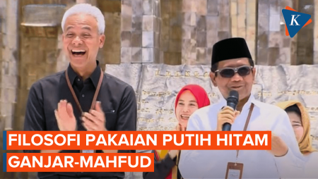 Filosofi Pakaian Putih Hitam dari Ganjar-Mahfud