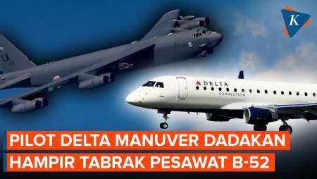 Hampir Tabrak Pesawat Pengebom B-52, Pilot Delta Manuver Mendadak