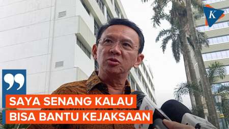 Situasi Kejagung Saat Ahok Diperiksa Terkait Pertamina