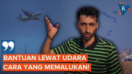 Kritik Keras Bantuan Lewat Udara, Warga Gaza: Cara Memalukan, Penghinaan!