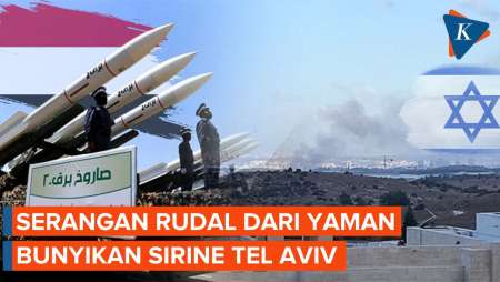 Yaman Tembak Misil ke Israel! Picu Sirine Peringatan Berbunyi 