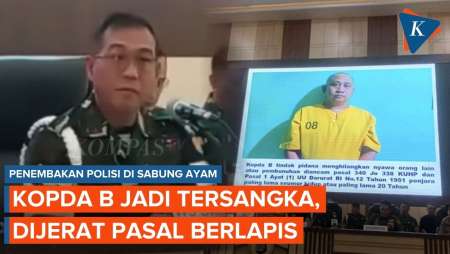 Kopda B Tersangka Penembakan 3 Polisi, Dijerat Pasal Berlapis, Terancam Hukuman Seumur Hidup