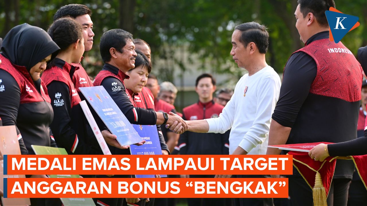 Jokowi Tersenyum Saat Beri Bonus SEA Games 2023: Bonusnya Jadi Gede Banget