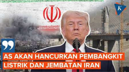 Trump Ancam Hancurkan Iran jika Selat Hormuz Ditutup Lagi