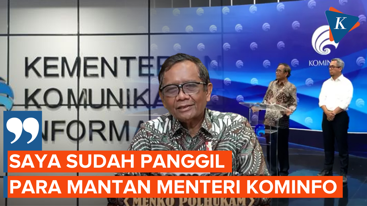 Mahfud MD Kumpulkan Para Mantan Menkominfo Urai Skandal Proyek BTS 4G