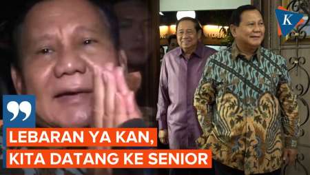 Bertemu SBY Saat Lebaran, Prabowo: Kita Datang ke Senior
