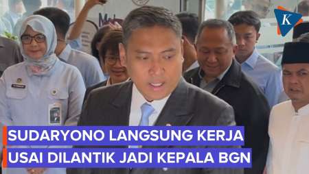 Usai Dilantik Prabowo, Sudaryono Langsung Rapat Ke Kantor BGN