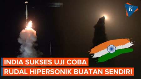 India Sukses Lakukan Uji Coba Rudal Hipersonik Buatan Sendiri