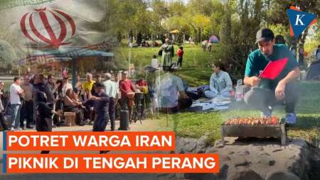 Warga Teheran Santai Piknik Di Tengah Berlanjutnya Serangan AS-Israel