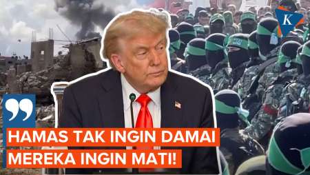 Sebut Hamas Tidak Niat Gencatan Senjata, Trump: Mereka Ingin Mati