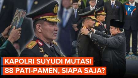 Dua Hari Dilantik, Kapolri Suyudi Mutasi 88 Perwira Tinggi Dan Pamen