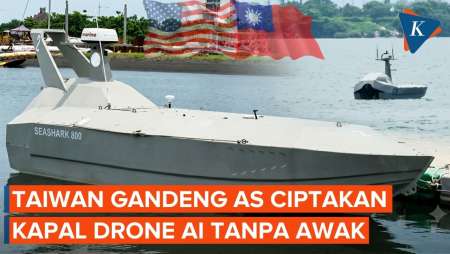 Jaga Perairan dari Penyusup, Perusahaan AS-Taiwan Buat Kapal Drone AI Tanpa Awak