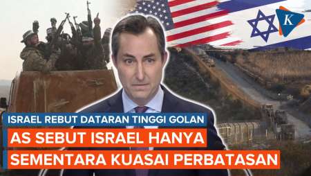 AS Sebut Israel Hanya Sementara Rebut Dataran Tinggi Golan di Perbatasan