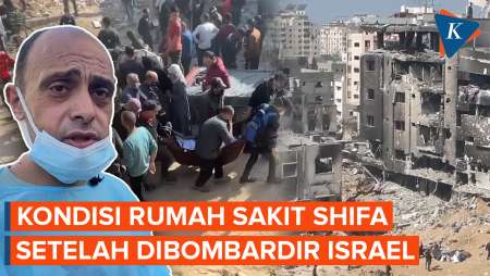 Sisa-sisa Kehancuran di RS Shifa Usai Israel Tarik Mundur Pasukan