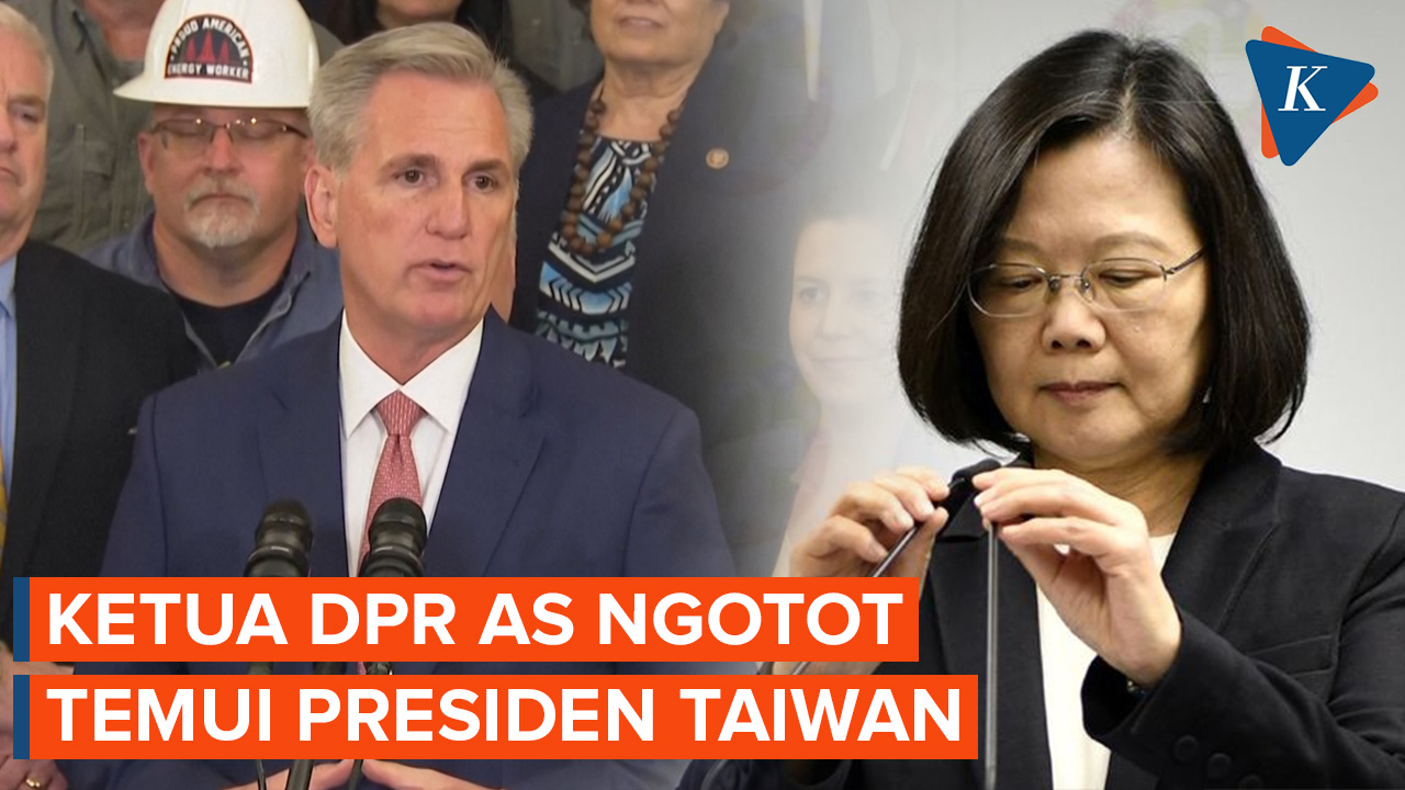 Masa Bodoh Ancaman China, Ketua DPR AS Tetap Temui Presiden Taiwan