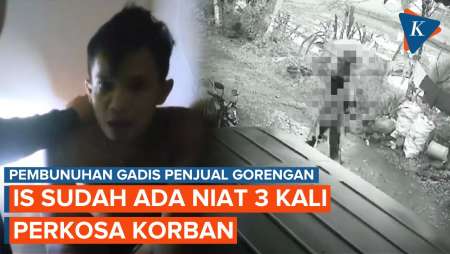 Tampang IS Pembunuh Gadis Penjual Gorengan di Sumbar, Ada Niat 3 kali Perkosa Korban