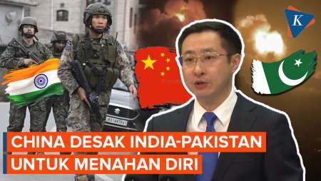 China Buka Suara Minta India-Pakistan Hentikan Perang