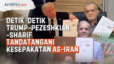 Momen Trump-Pezeshkian-PM Pakistan Pamerkan Kesepakatan Iran Dan AS