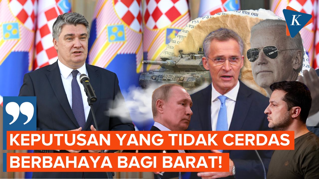 Presiden Kroasia Sebut Tank Dari Barat Justru Memperpanjang Perang