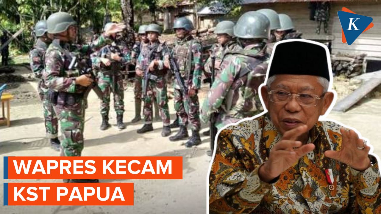 Seorang Prajurit TNI Gugur, Ma’ruf Amin Kecam Tindakan KST