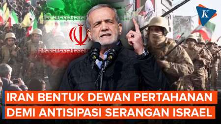 Waspada Diserang Israel Lagi, Iran Bentuk Dewan Pertahanan Nasional