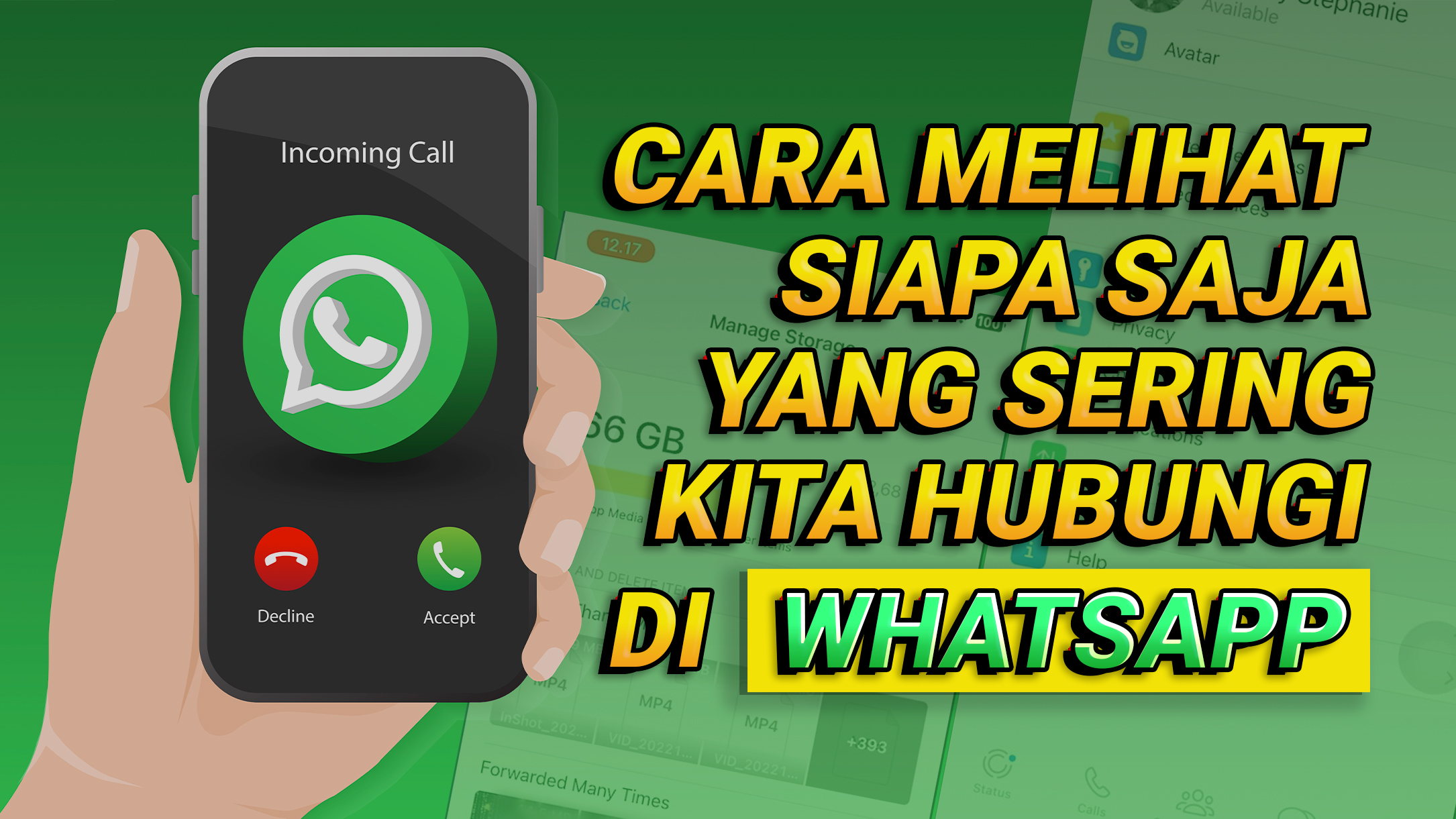 Cara Mengetahui Siapa yang Paling Sering Kita Kontak di WhatsApp