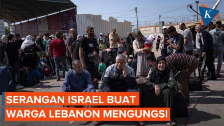 Krisis Kemanusiaan, 27.000 Warga Lebanon Mengungsi Akibat Serangan Israel