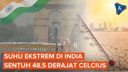 India Hadapi Gelombang Panas, Suhu Capai 48,5 Derajat Celcius