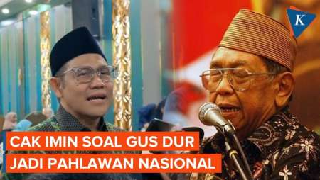 Cak Imin Sambut Baik Gus Dur Diusulkan Jadi Pahlawan Nasional