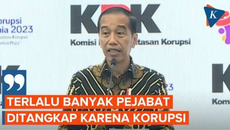 [FULL] Presiden Jokowi Sebut Terlalu Banyak Pejabat yang Ditangkap karena Korupsi