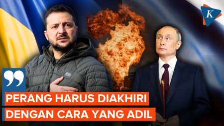 Tunggu Putin di Turkiye, Zelensky Minta Perang Diakhiri Secara Adil