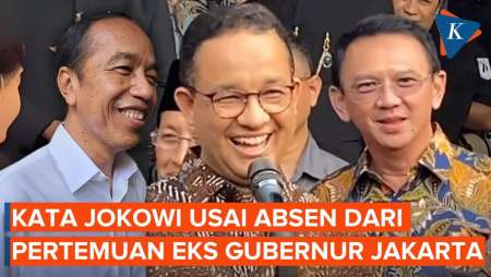 Mengaku Diundang, Ini Alasan Jokowi Absen Pertemuan Eks Gubernur Jakarta