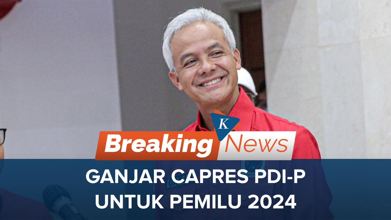 PDI-P Resmi Tunjuk Ganjar Maju Capres di Pemilu 2024