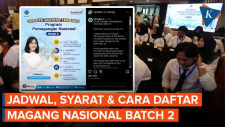 Magang Nasional Batch 2 Resmi Dibuka, Cek Jadwal, Syarat Dan Cara Daftarnya