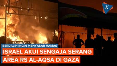 Hamas Jadi Alasan! Israel Sengaja Serang Area RS Al-Aqsa di Gaza