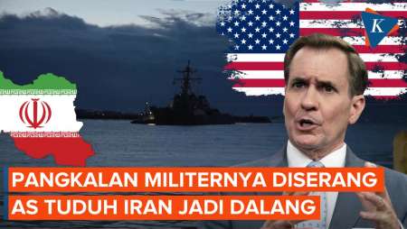 Gedung Putih Tuding Iran Fasilitasi Serangan Ke Pangkalan Militer AS