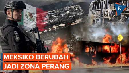 Konflik Kartel Narkoba, Kota Meksiko Berubah Jadi Zona Perang