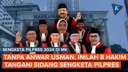 Ini 8 Hakim MK yang Adili Sengketa Pemilu 2024, Tanpa Paman Gibran Anwar Usman