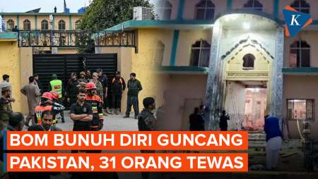 Bom Bunuh Diri Guncang Masjid Di Pakistan, 31 Orang Tewas