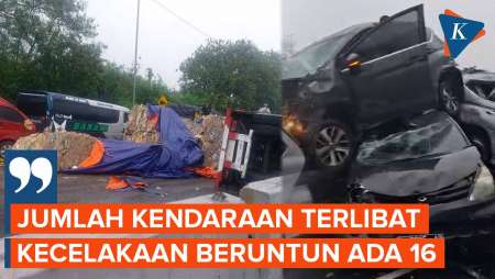 Kecelakaan Beruntun di Tol Cipularang Hari Ini Libatkan 16 Kendaraan